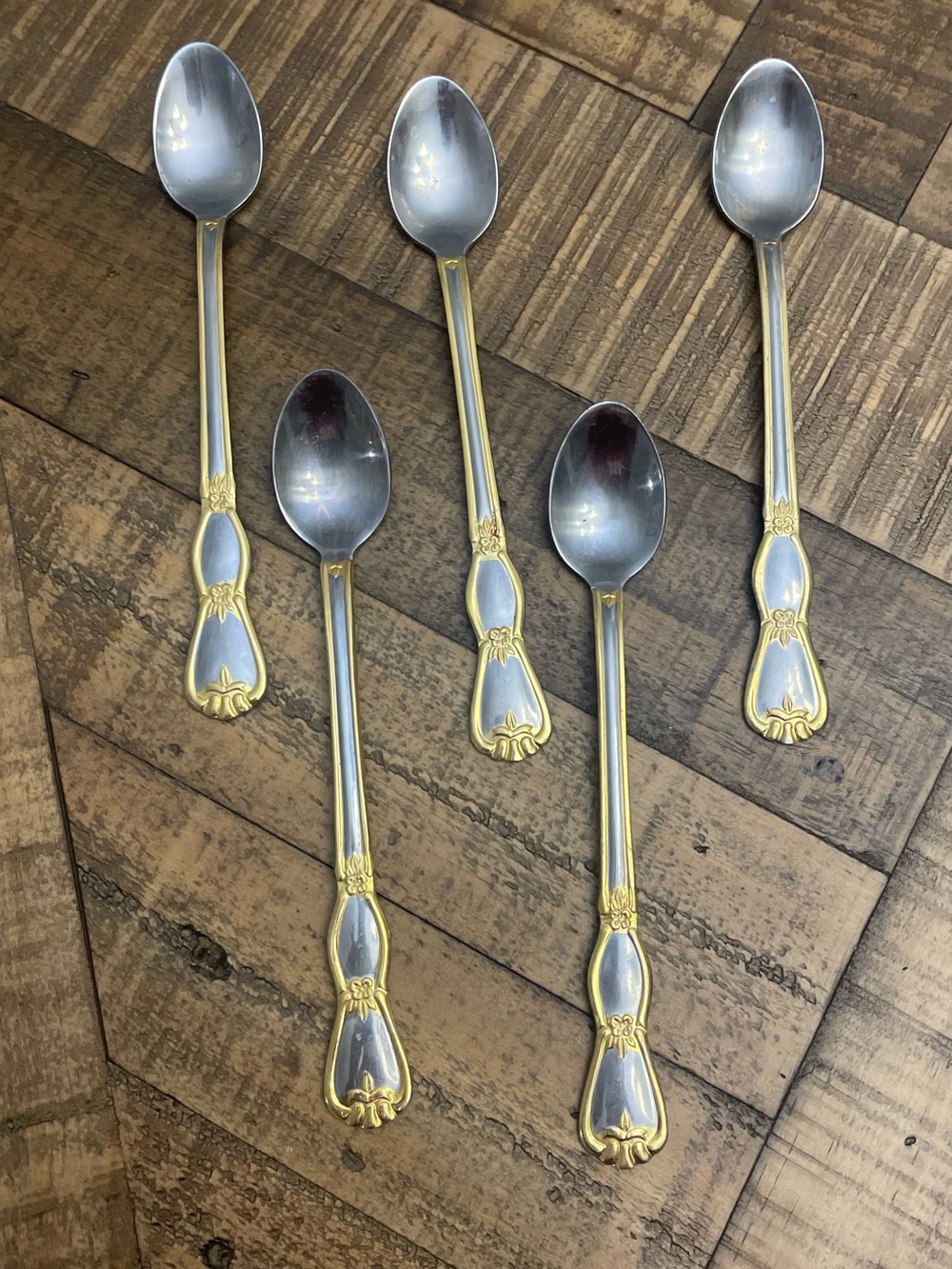 Cooks by JCPenney CKJ6 pattern featuring stainless steel- gold accents set of 5
